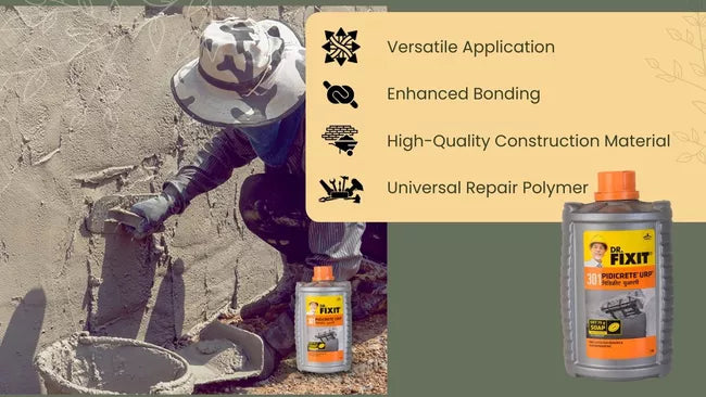 Dr. Fixit Pidicrete URP 1 Kg - Integral Waterproofing Compound