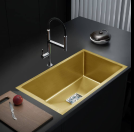 HANDMADE SINK GOLD (24X18)