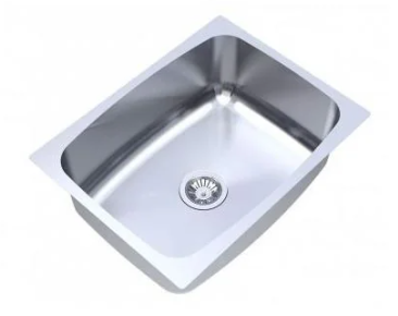 STEEL SINK OPPO (24X18)