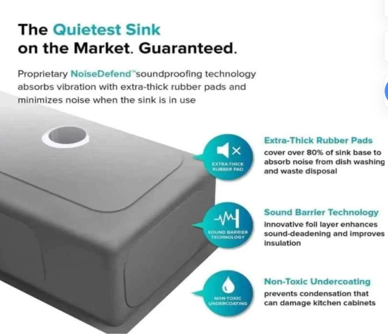 PIANO SMART SINK (30X18X9)