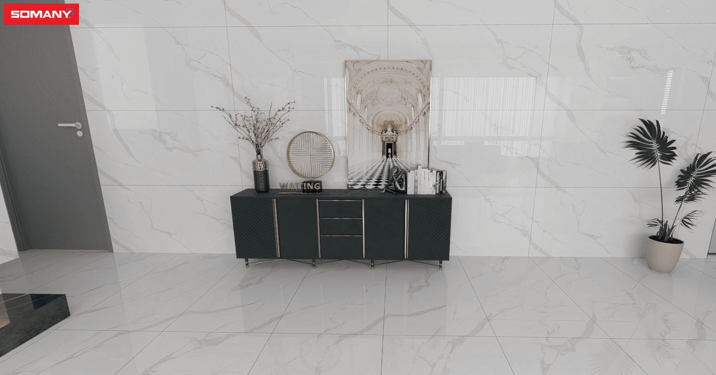 SOMANY eon caolino statuario fp v4 600X1200