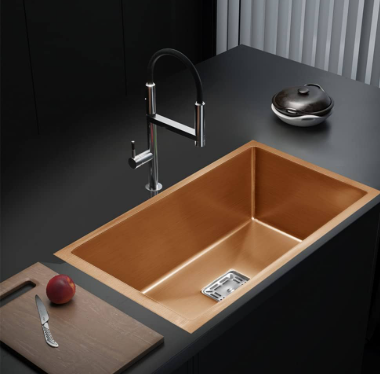 HANDMADE SINK COPPER (24X18)