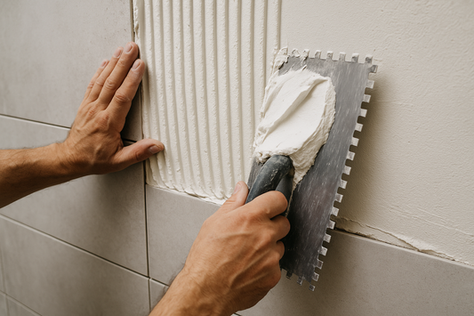 Tile Adhesive Application