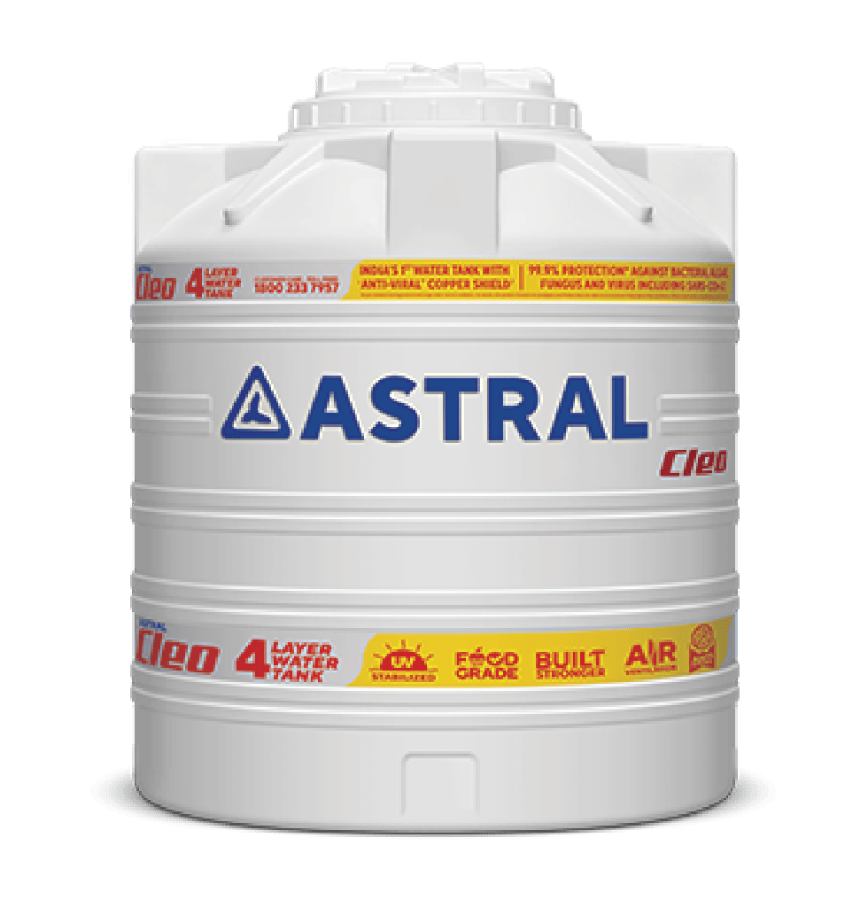 Astral Cleo Four Layer Water Tank - Advanced UV & Thermal Protection
