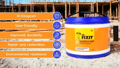 Dr. Fixit Pidicrete URP 10 Kg - Integral Waterproofing Compound