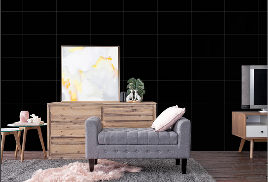 SAIMAX PLAIN BLACK 18X12