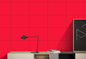 SAIMAX PLAIN RED 18X12