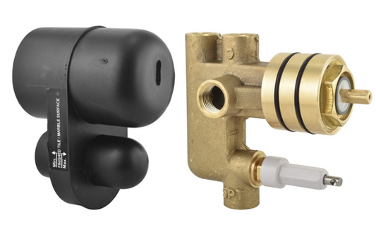 Concealed Body for 3-Inlet Single Lever Diverter (ALD-CHR-193N)