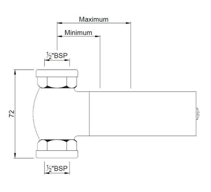 Regular Body of Concealed Stop (ALD-CHR-083R)