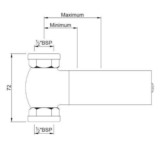 Regular Body of Concealed Stop (ALD-CHR-083R)