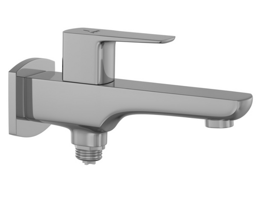 Jaquar Kubix Prime 2-Way Bib Cock - Chrome (KUP-CHR-35041PM)