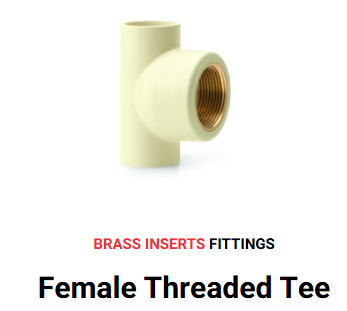 CPVC BRASS TEE PRINCE