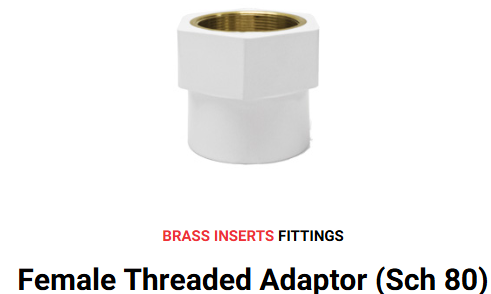 UPVC BRASS FTA PRINCE