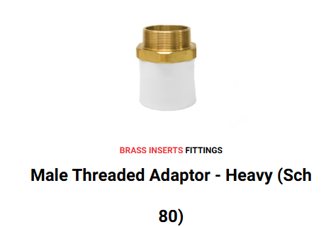 UPVC BRASS MTA PRINCE