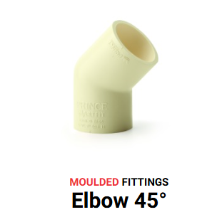 CPVC ELBOW 45` PRINCE